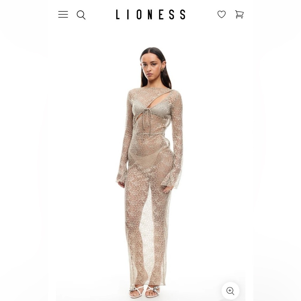 Lioness Fever Lace Maxi Dress